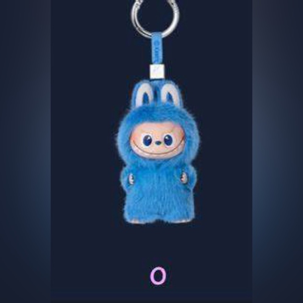 Letter O - New V4 THE MONSTERS LABUBU PIN FOR LOVE SERIES VINYL PLUSH PENDANT